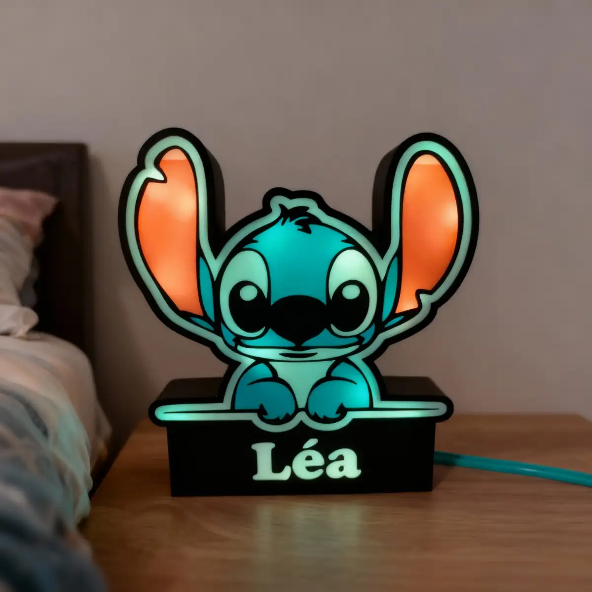 Boîte à Lumière Impression 3D Personnalisée Thème Stitch